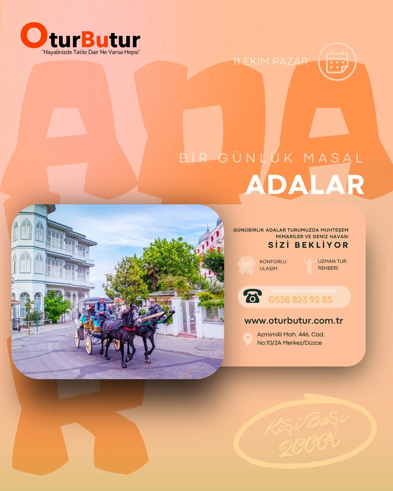 Adalar Turu afişi